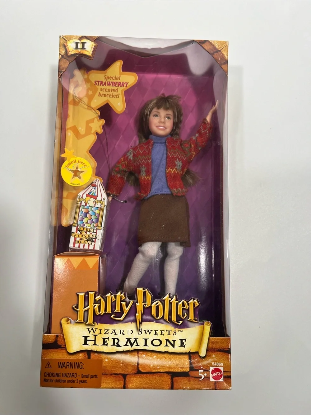VTG Harry Potter and the Sorcerer’s Stone Wizard Sweets Hermione 8” Doll Mattel